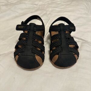 Reef Kids Black Sandals